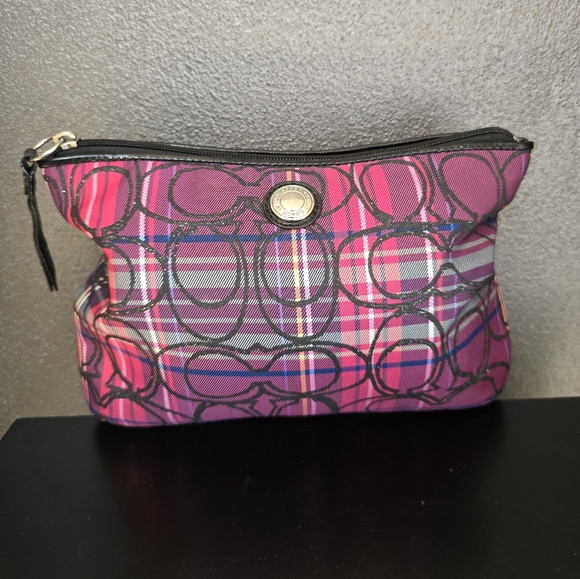 Coach | Bags | Coach Pink Patterned Womens Bag | Poshmark